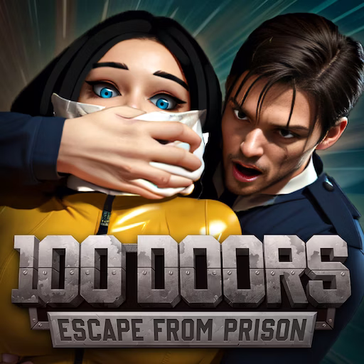 100 Doors Escape From Prison Challenge game cover on A2M Games