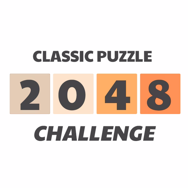 2048 Number Merge Classic game cover on A2M Games