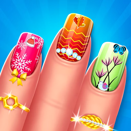Season Nail Salon game cover on A2M Games