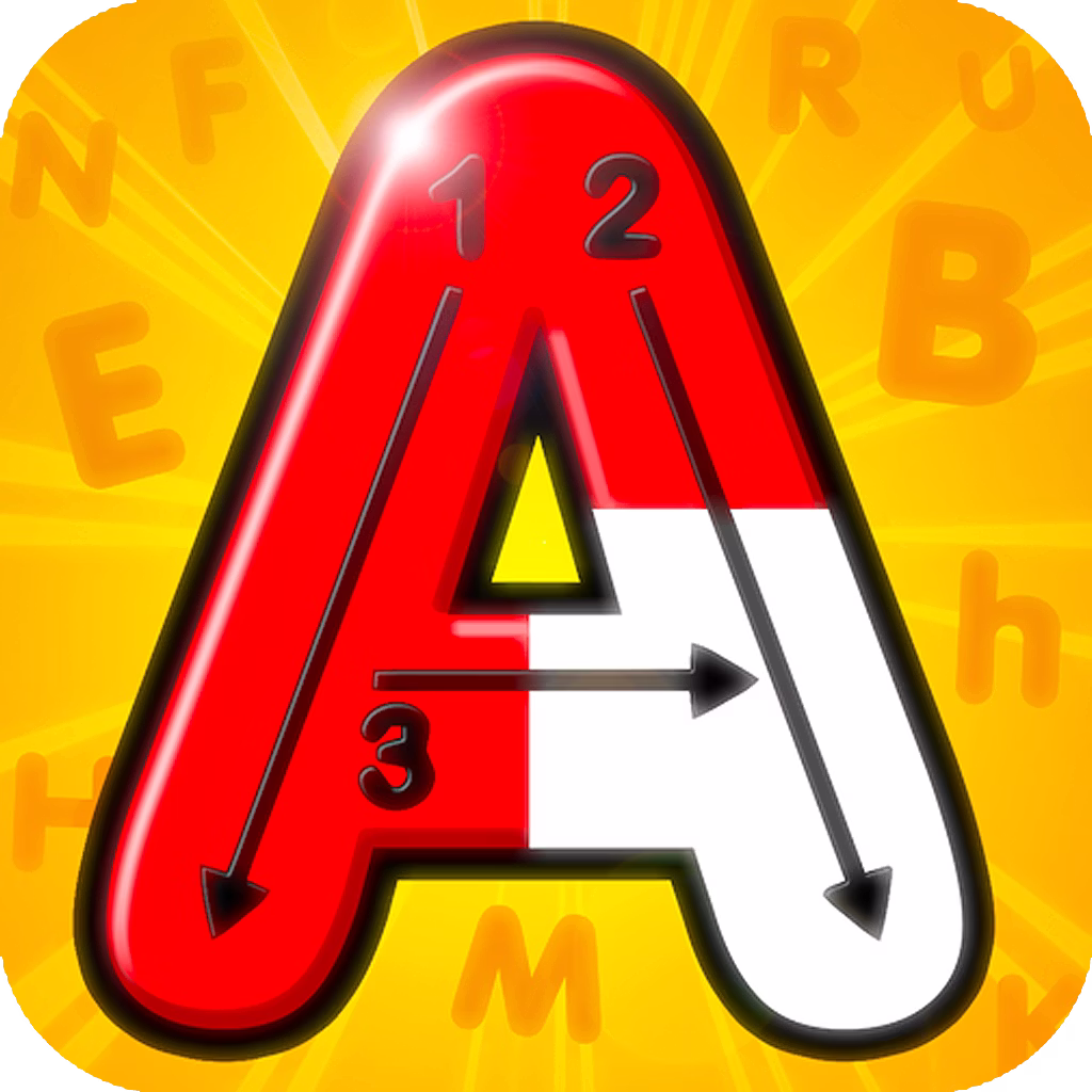 Alphabet Writing For Kids Challenge game cover on A2M Games