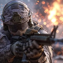 Army Force War Challenge game cover on A2M Games