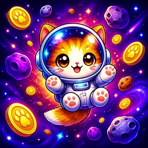 Astro Kitty Dash game cover on A2M Games