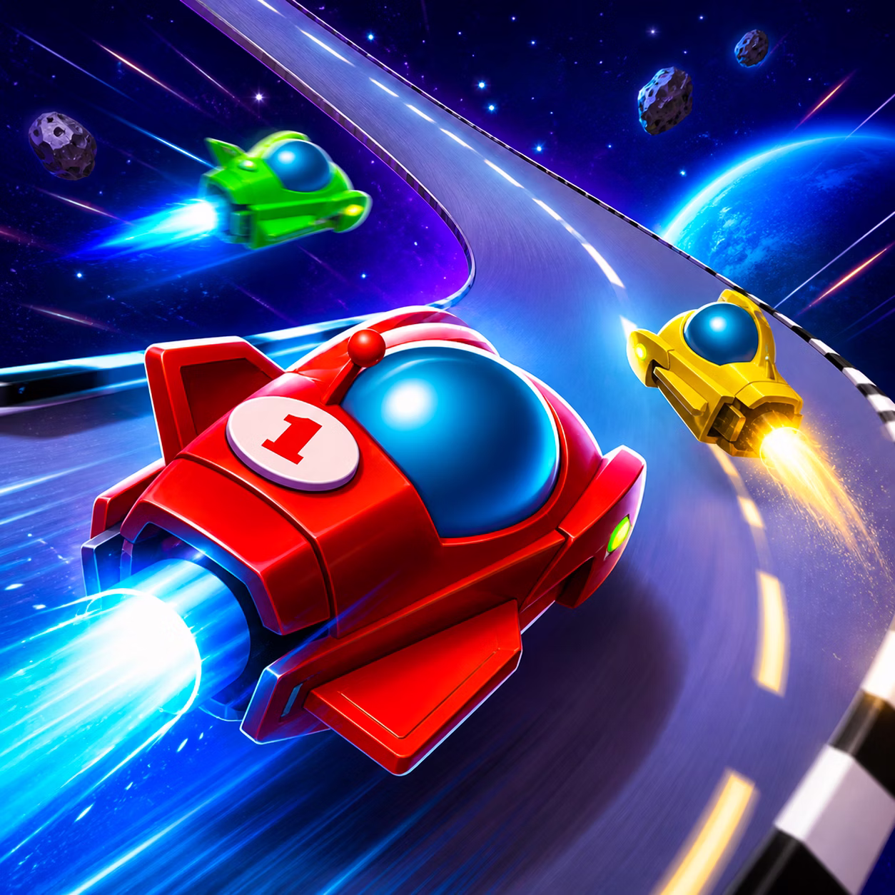 Cover van game Galaxy Race Track