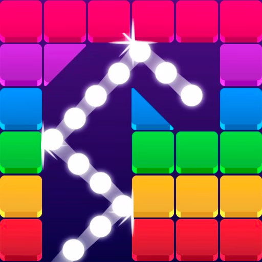 Balls Bricks Breaker game cover on A2M Games