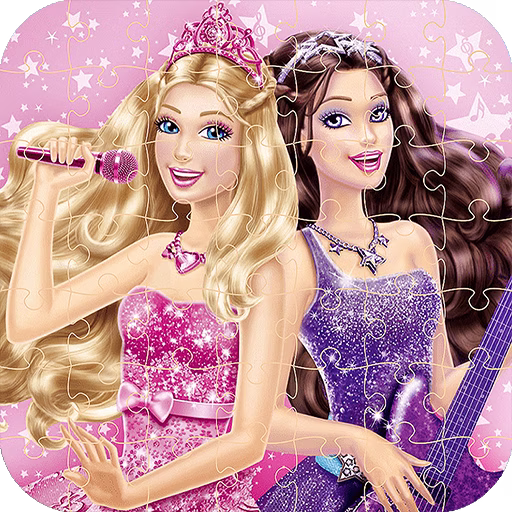 Cover van game Barbie Puzzel Tijd
