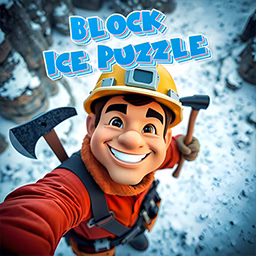 Block Ice Puzzle Challenge game cover on A2M Games