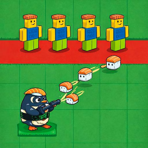 Brainrot Base Defense Challenge game cover on A2M Games
