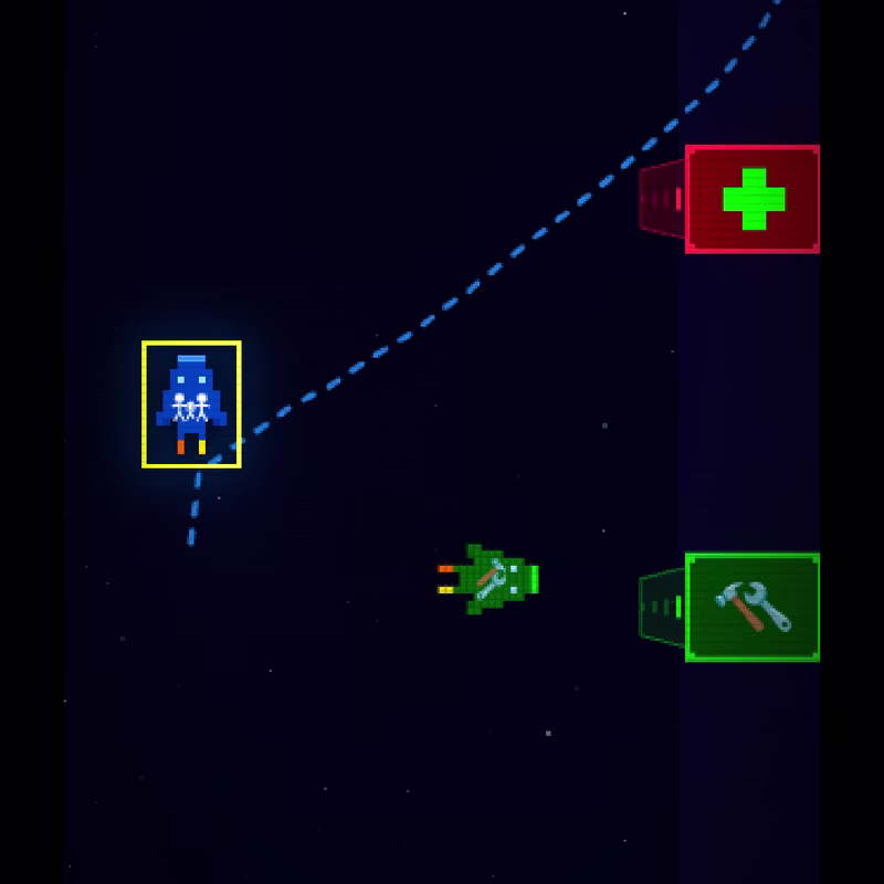 Deep Space Delivery Run game cover on A2M Games