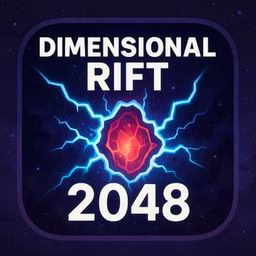 Rift 2048 Merge Challenge game cover on A2M Games