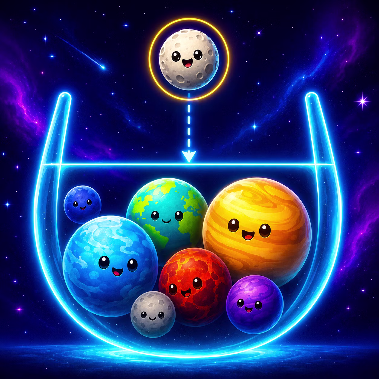Gezegenleri Dusur game cover on A2M Games