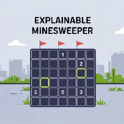 Explainable Minesweeper Challenge game cover on A2M Games