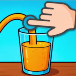 Fill the Glass with Juice game cover on A2M Games