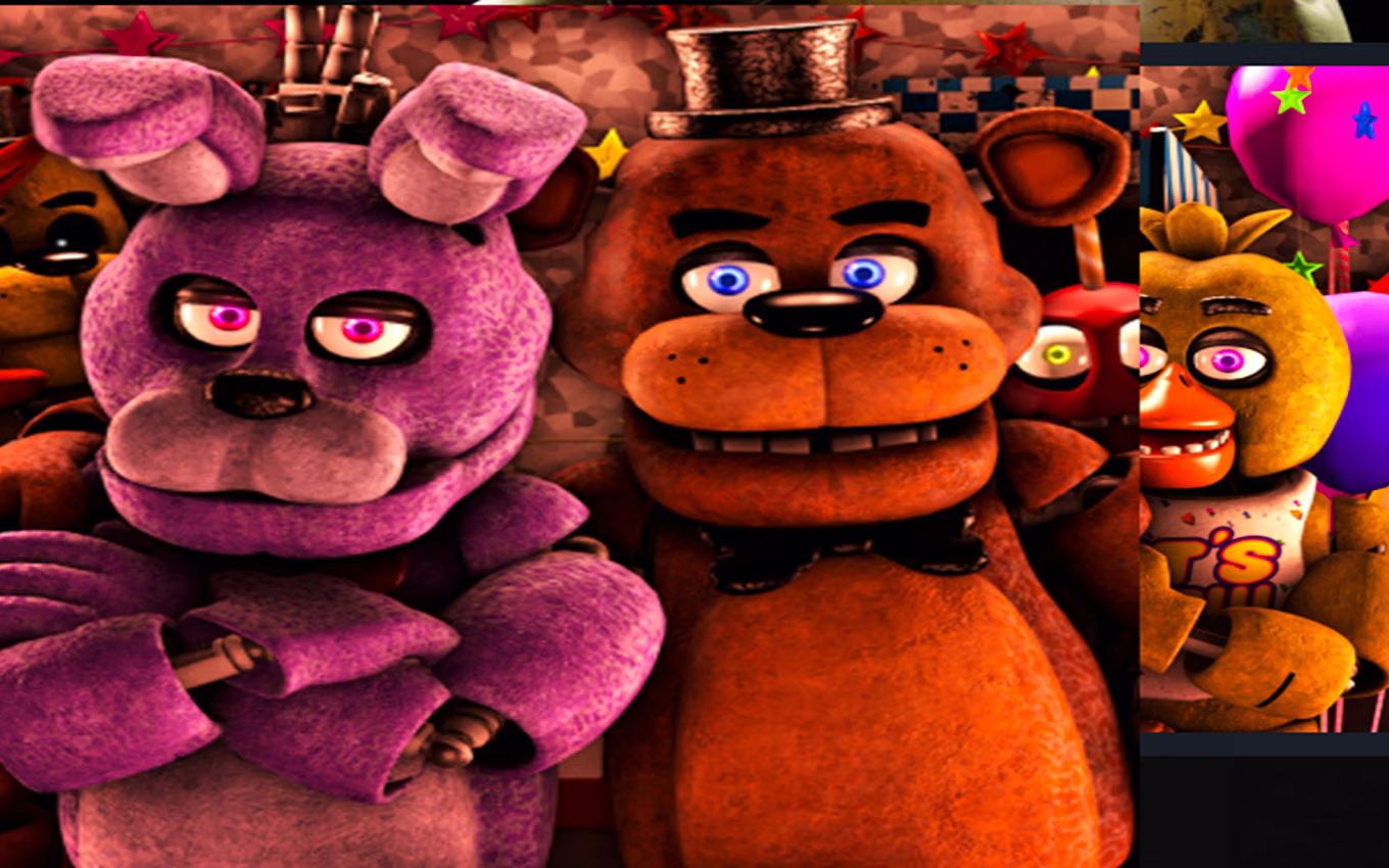 Fnaf Freddy Sliding Puzzle Challenge game cover on A2M Games