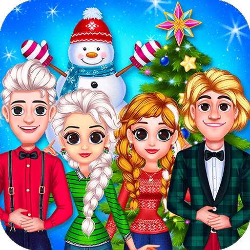 Frozen Princesa Christmas Celebration game cover on A2M Games
