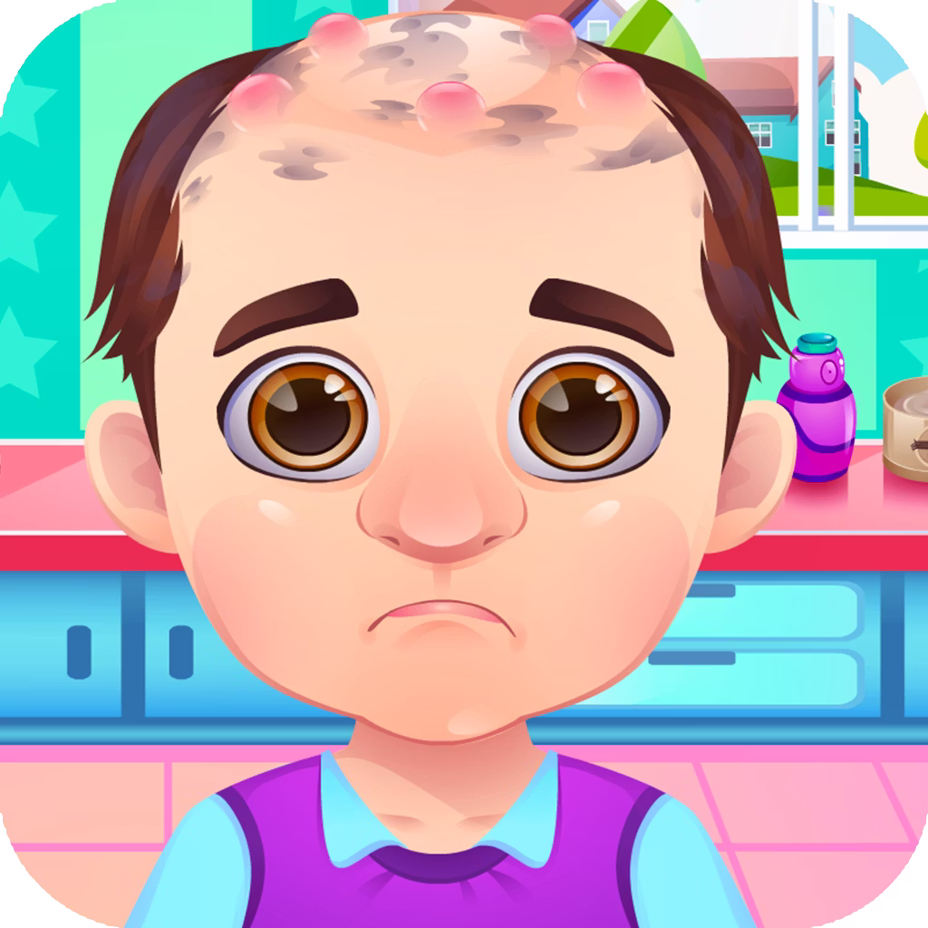 Funny Hair Salon Challenge game cover on A2M Games