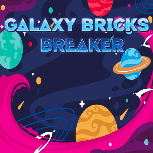 Galaxy Bricks Breaker Challenge game cover on A2M Games