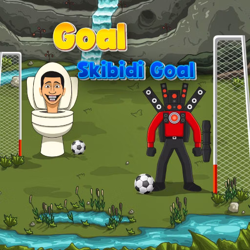 Skibidi Goal Rush game cover on A2M Games