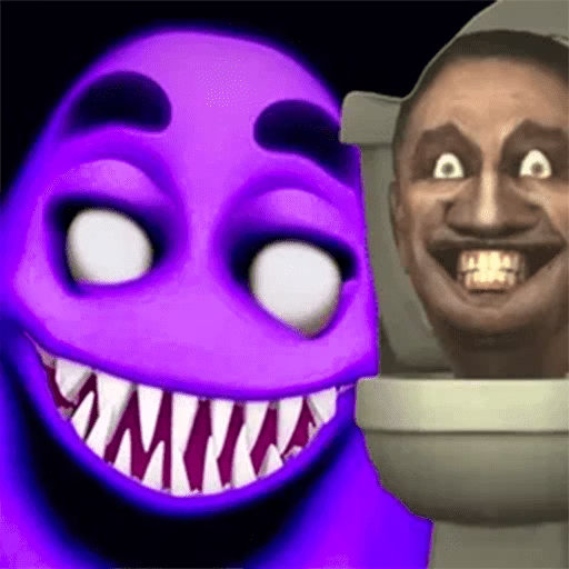 Grimace Shake Escape Skibidi And Cameraman Challenge game cover on A2M Games