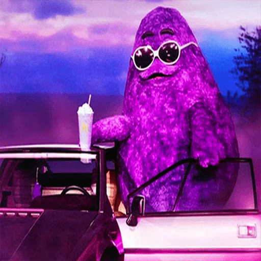 Grimace Shake Hidden Skibidi Toilet Challenge game cover on A2M Games