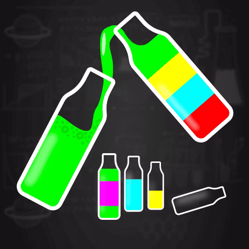 Happy Color Sort Puzzle Challenge game cover on A2M Games