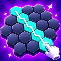 Hexa Fill Logic game cover on A2M Games