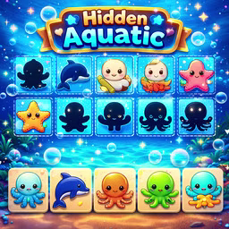 Hidden Aquatic Search game cover on A2M Games
