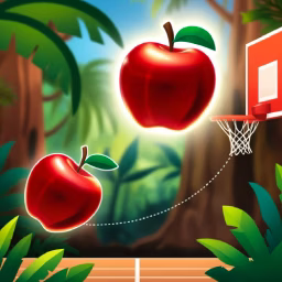 Hoops and Fruits game cover on A2M Games