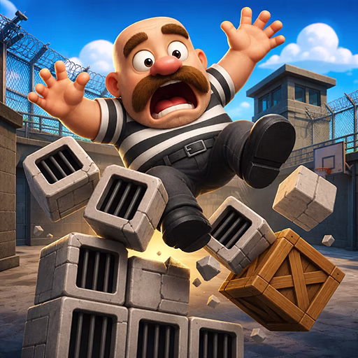 Jail Drop Escape 3D game cover on A2M Games