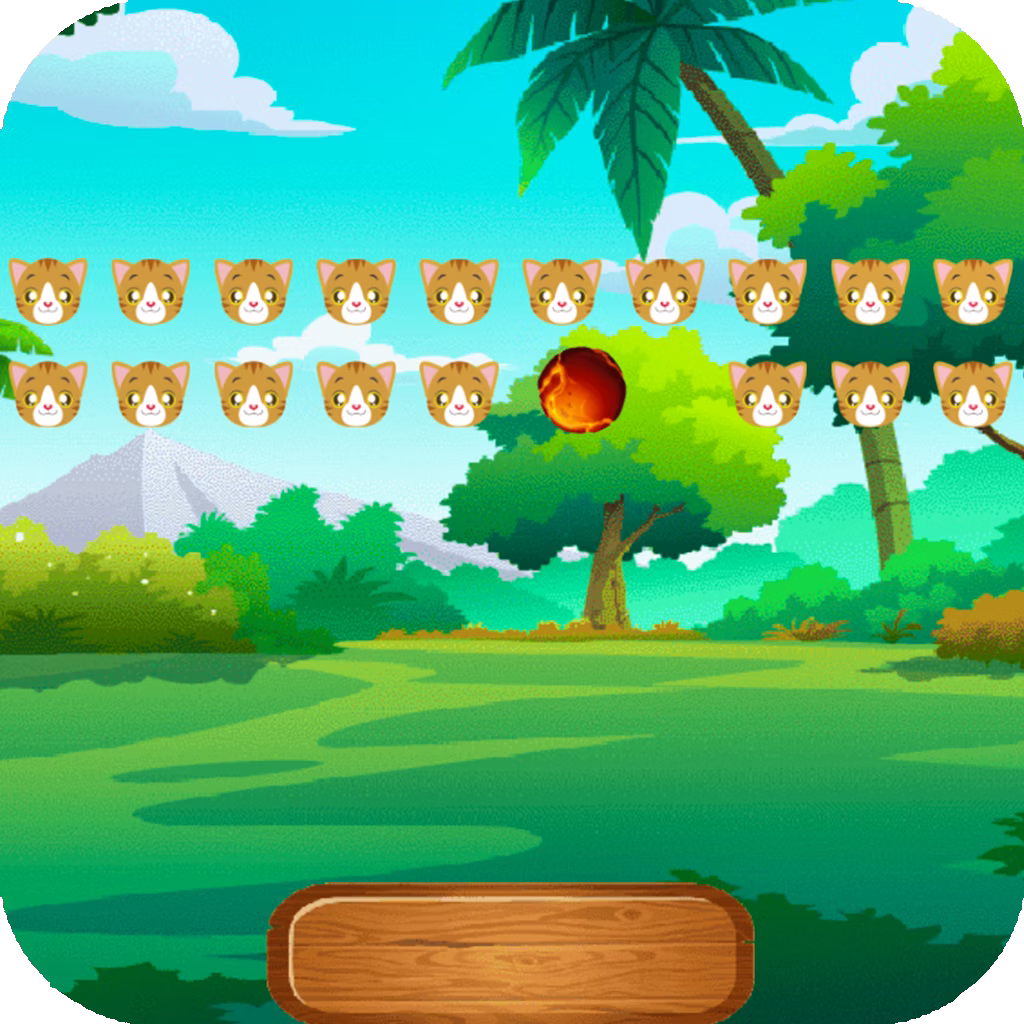 Jungle Bricks Breaker Challenge game cover on A2M Games