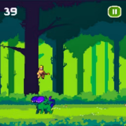 Jungle Game Run game cover on A2M Games