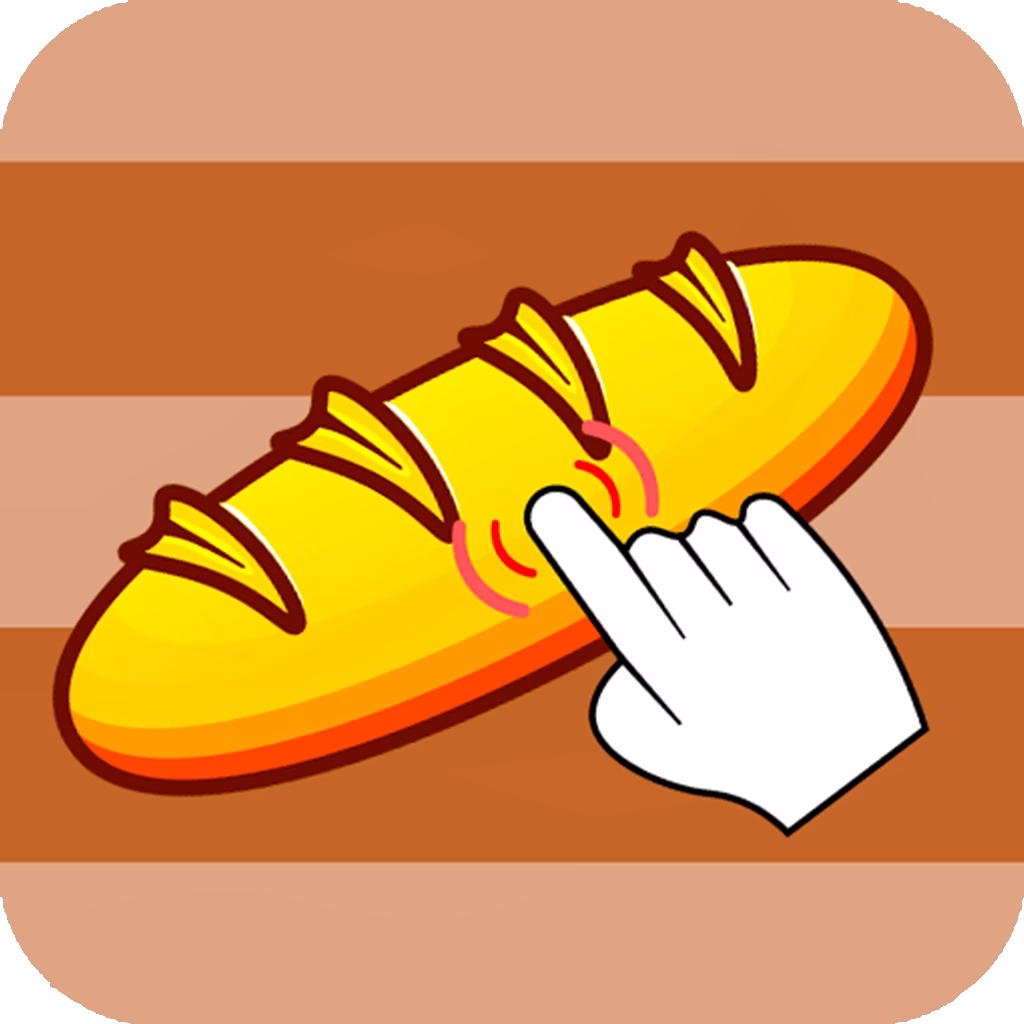 Bread Clicker Idle game cover on A2M Games