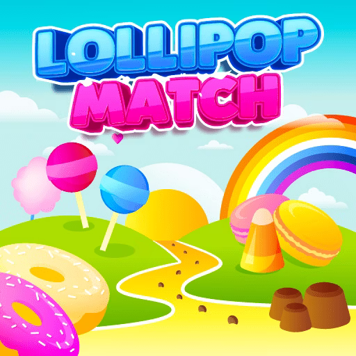 Lollipop Match Challenge game cover on A2M Games