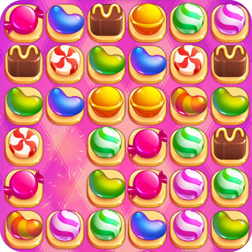 Sweet Mahjong Link game cover on A2M Games