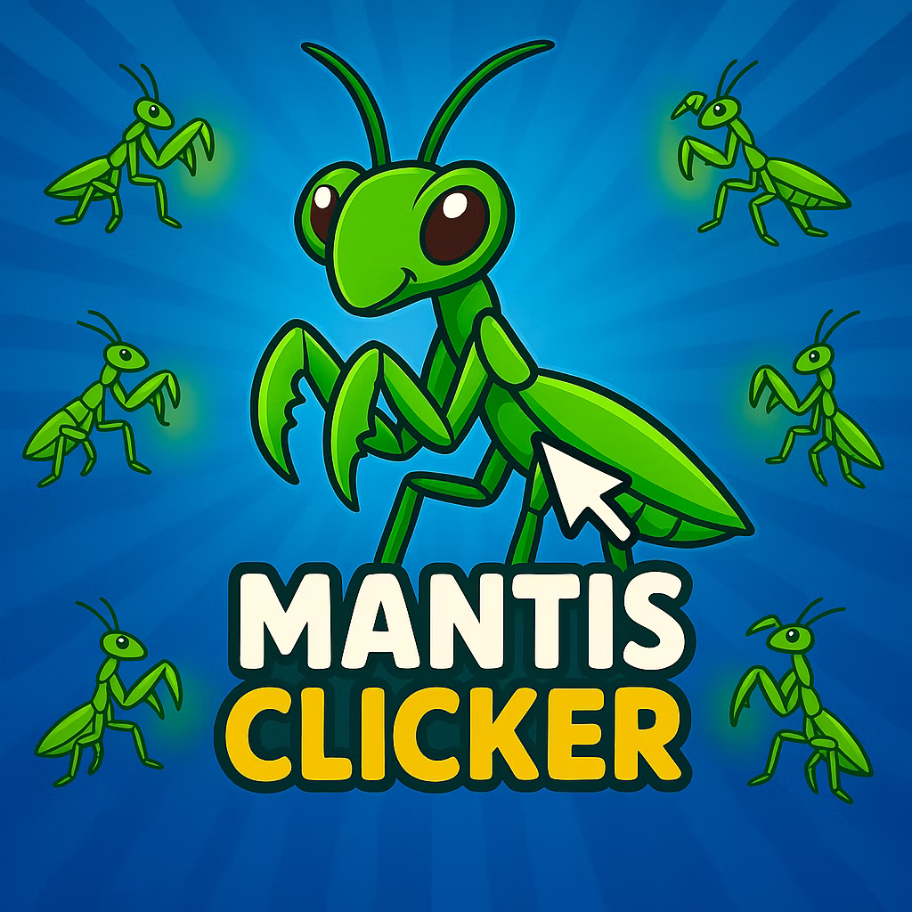 Mantis Clicker Idle game cover on A2M Games