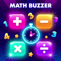 Math Buzzer Quiz game cover on A2M Games