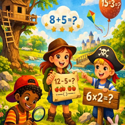 Cover van game Reken Verhalen Kids