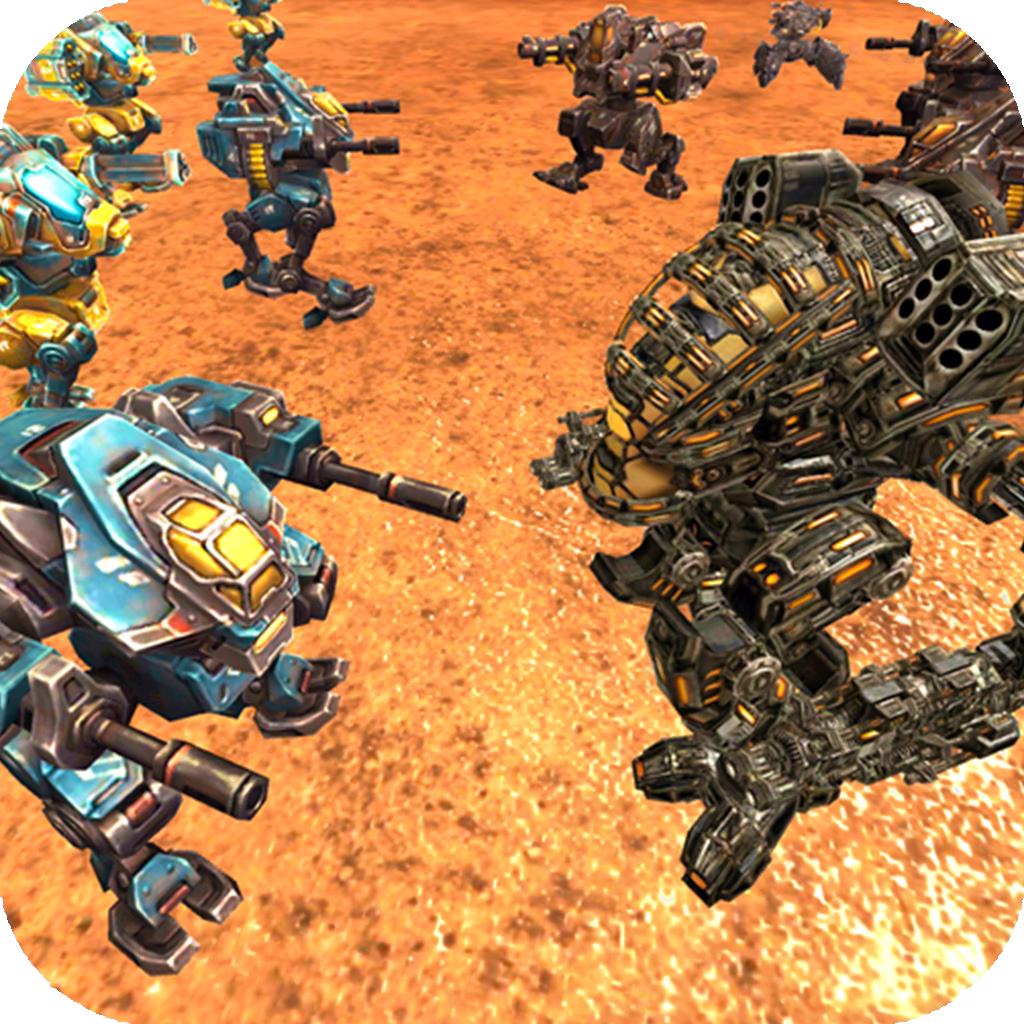 Mech Battle Simulator Challenge game cover on A2M Games