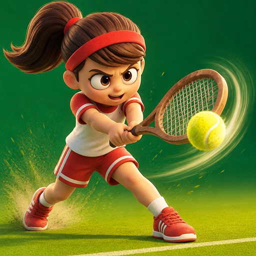 Mini Tennis 3D Rally game cover on A2M Games