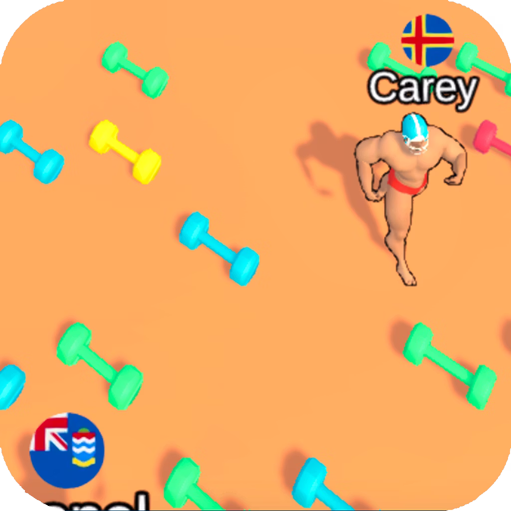 Muscle Corrida IO game cover on A2M Games