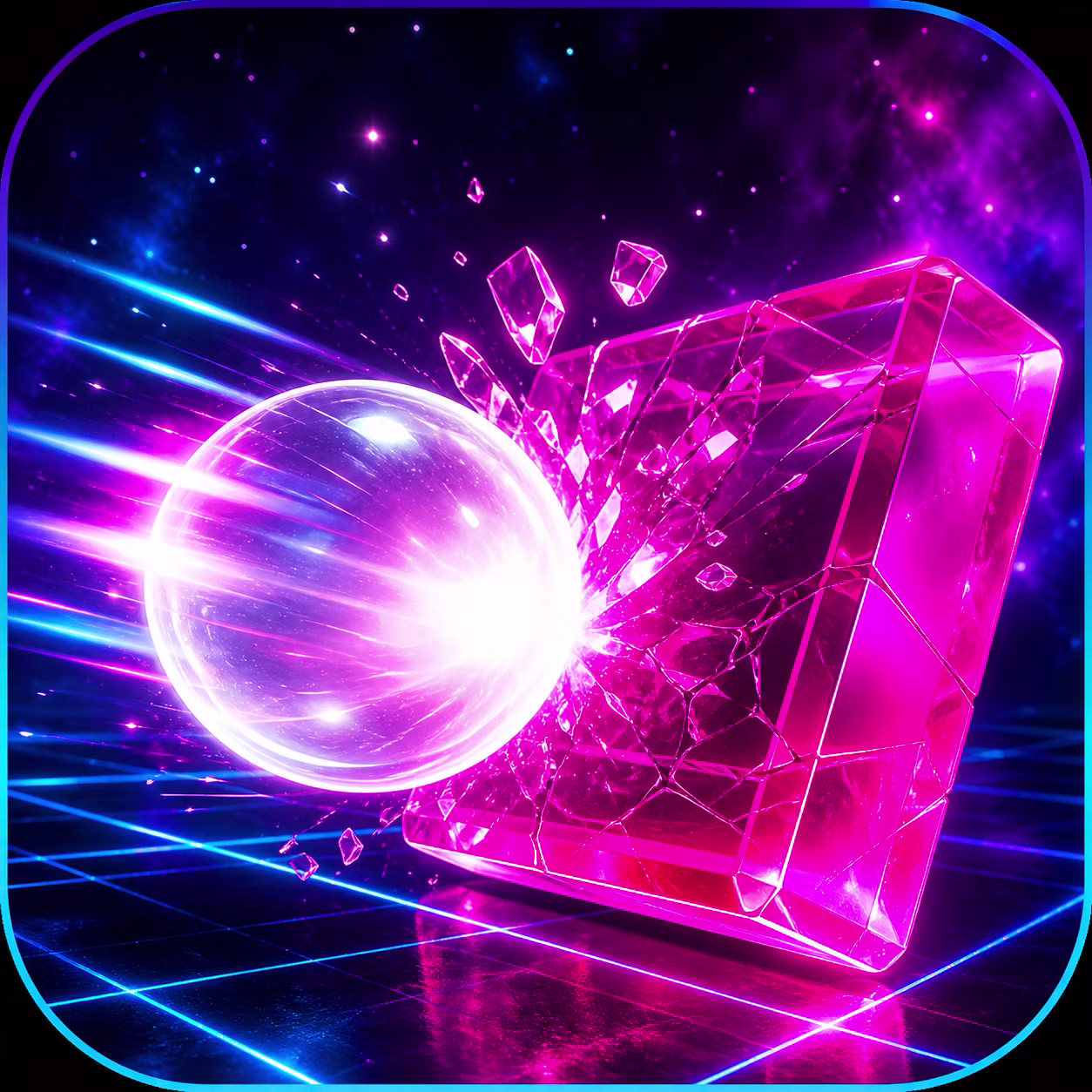 Neon Brick Master game cover on A2M Games