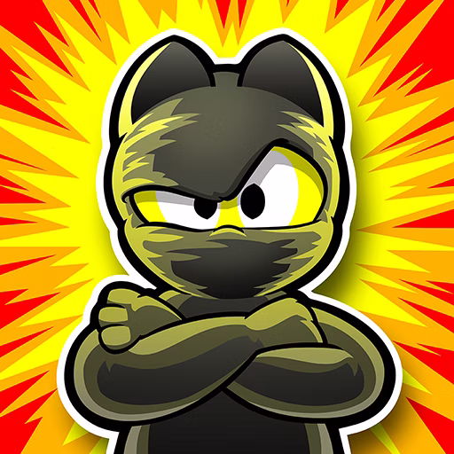 Ninja Hero Cats game cover on A2M Games