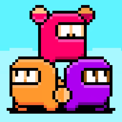 Parkour Ninja Multiplayer game cover on A2M Games