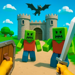 Obby Dead River Challenge game cover on A2M Games