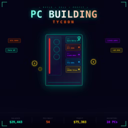 PC Builder Tycoon Challenge game cover on A2M Games