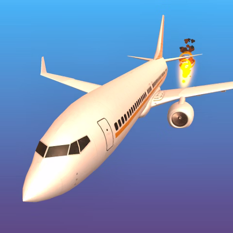 Pilot Life Flight Game 3D Challenge game cover on A2M Games
