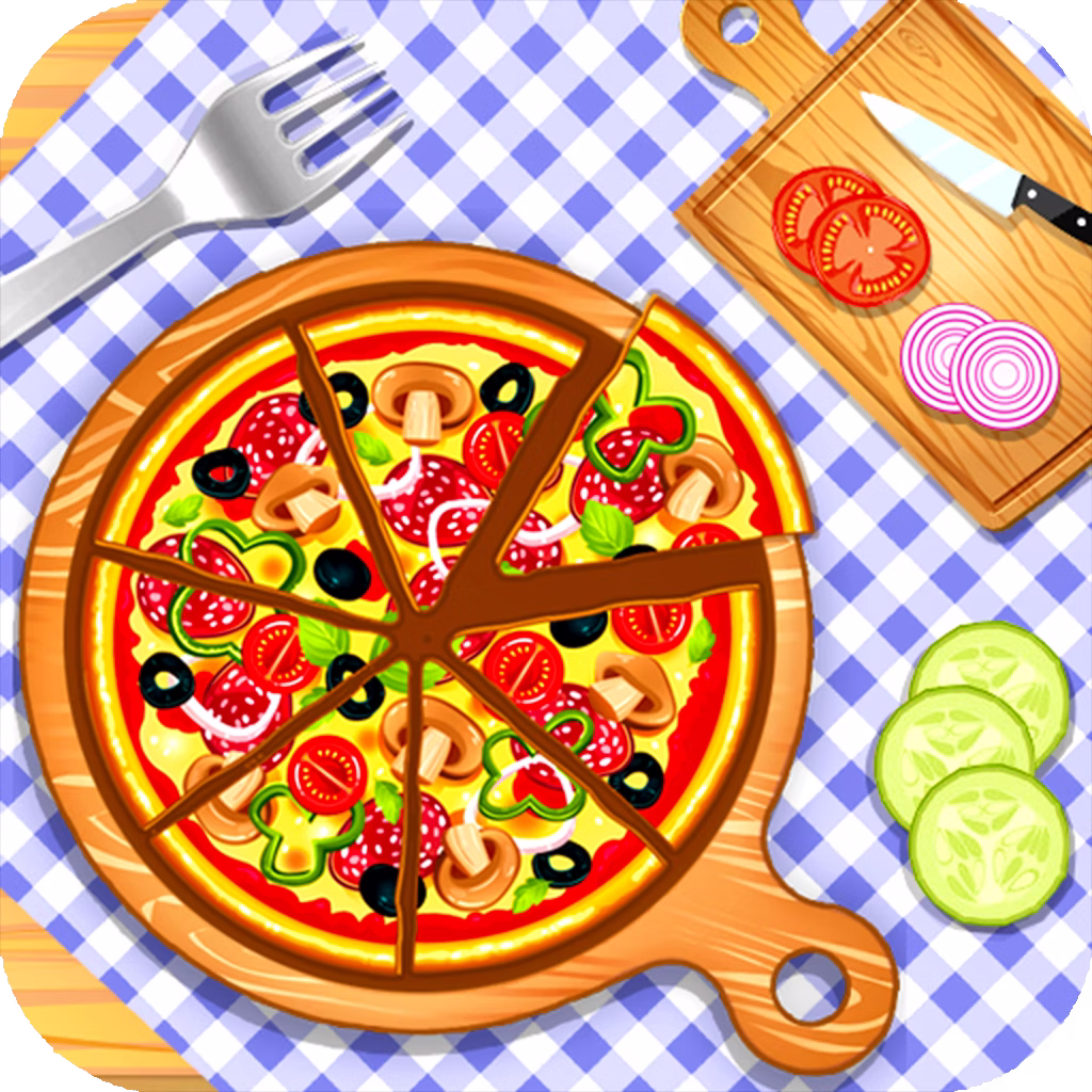 Pizza Maker Food Cooking Games Challenge game cover on A2M Games