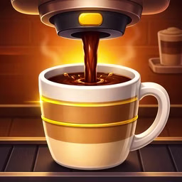 Pour Coffee Time game cover on A2M Games