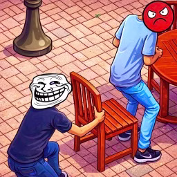 Prankster House Sim game cover on A2M Games