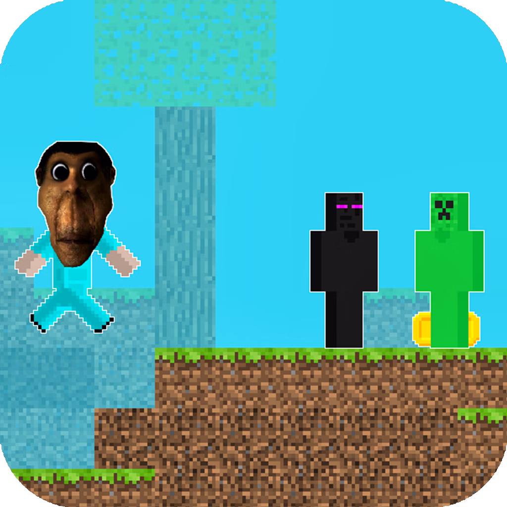 Pro Obunga vs Creep Ender Challenge game cover on A2M Games