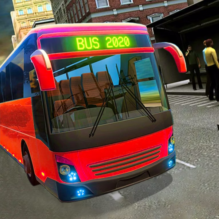 Real Bus Simulator 3D game cover on A2M Games